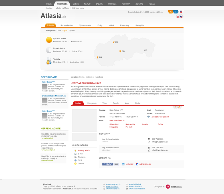 Atlasia webdesign