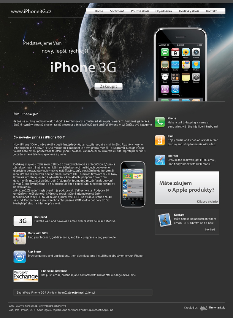 iPhone 3G.cz